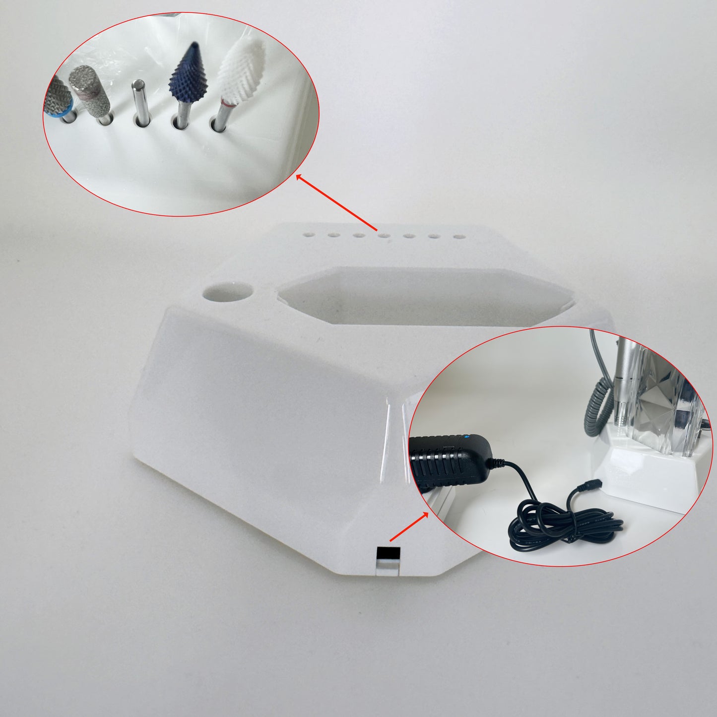 Professional Rechargeable Portable Cordless 35000rpm Acrylic Electric 111 Nail Drill Machine Set