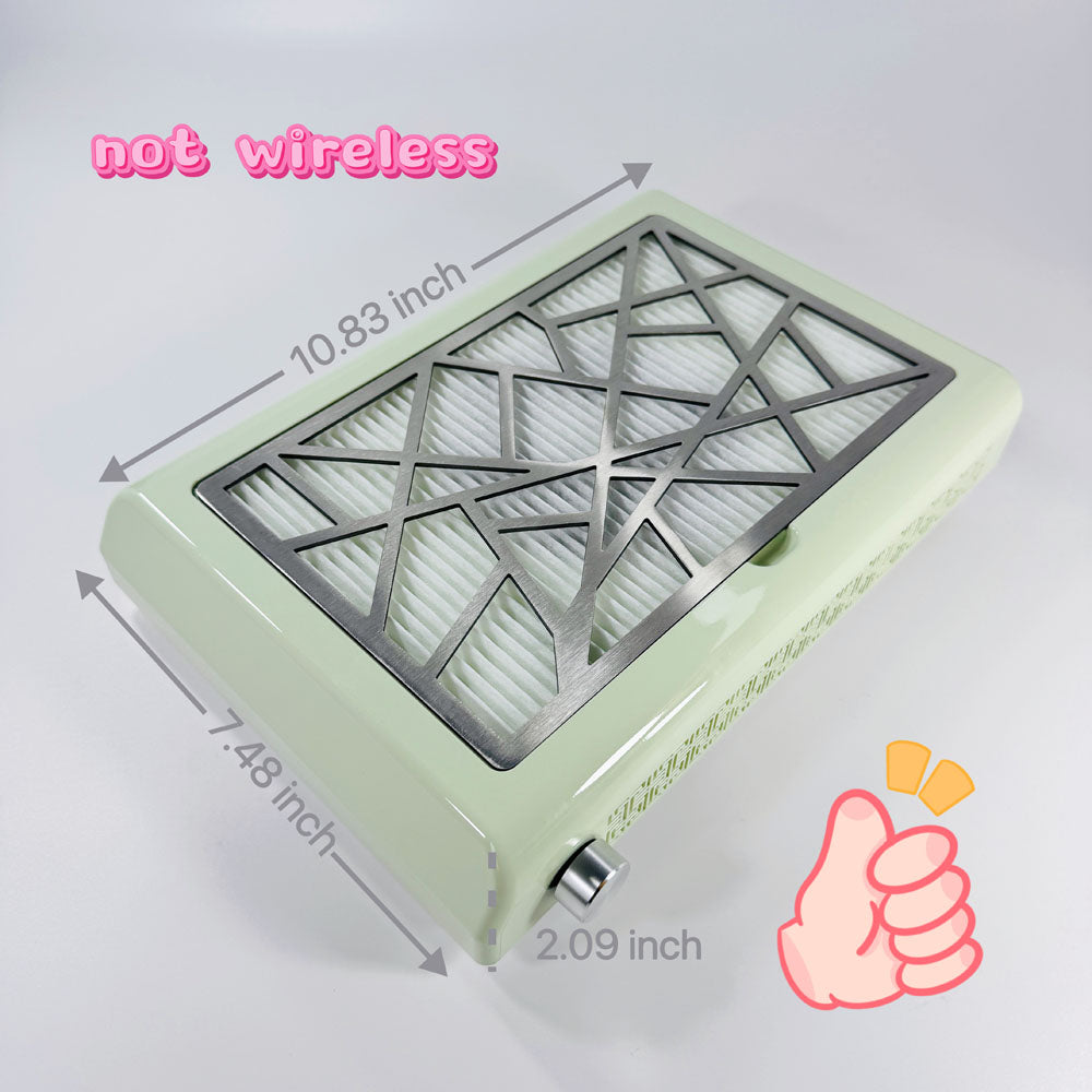 Professional 402 Nail Dust Collector Powerful Suction Salon Vacuum Cleaner Extractor Manicure Fan With HEPA Filter Speed Adjustable