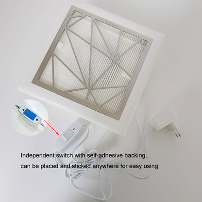 professional nail equipment 404 built-in manicure nail art vacuum cleaner dust extractor machine