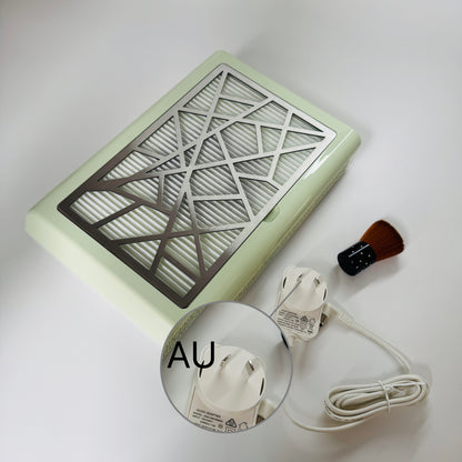 Professional 402 Nail Dust Collector Powerful Suction Salon Vacuum Cleaner Extractor Manicure Fan With HEPA Filter Speed Adjustable