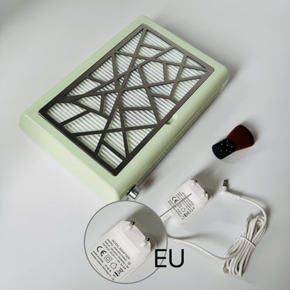 Professional 402 Nail Dust Collector Powerful Suction Salon Vacuum Cleaner Extractor Manicure Fan With HEPA Filter Speed Adjustable