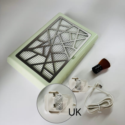 Professional 402 Nail Dust Collector Powerful Suction Salon Vacuum Cleaner Extractor Manicure Fan With HEPA Filter Speed Adjustable