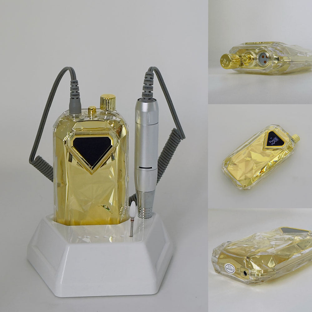 Professional Rechargeable Portable Cordless 35000rpm Acrylic Electric 111 Nail Drill Machine Set