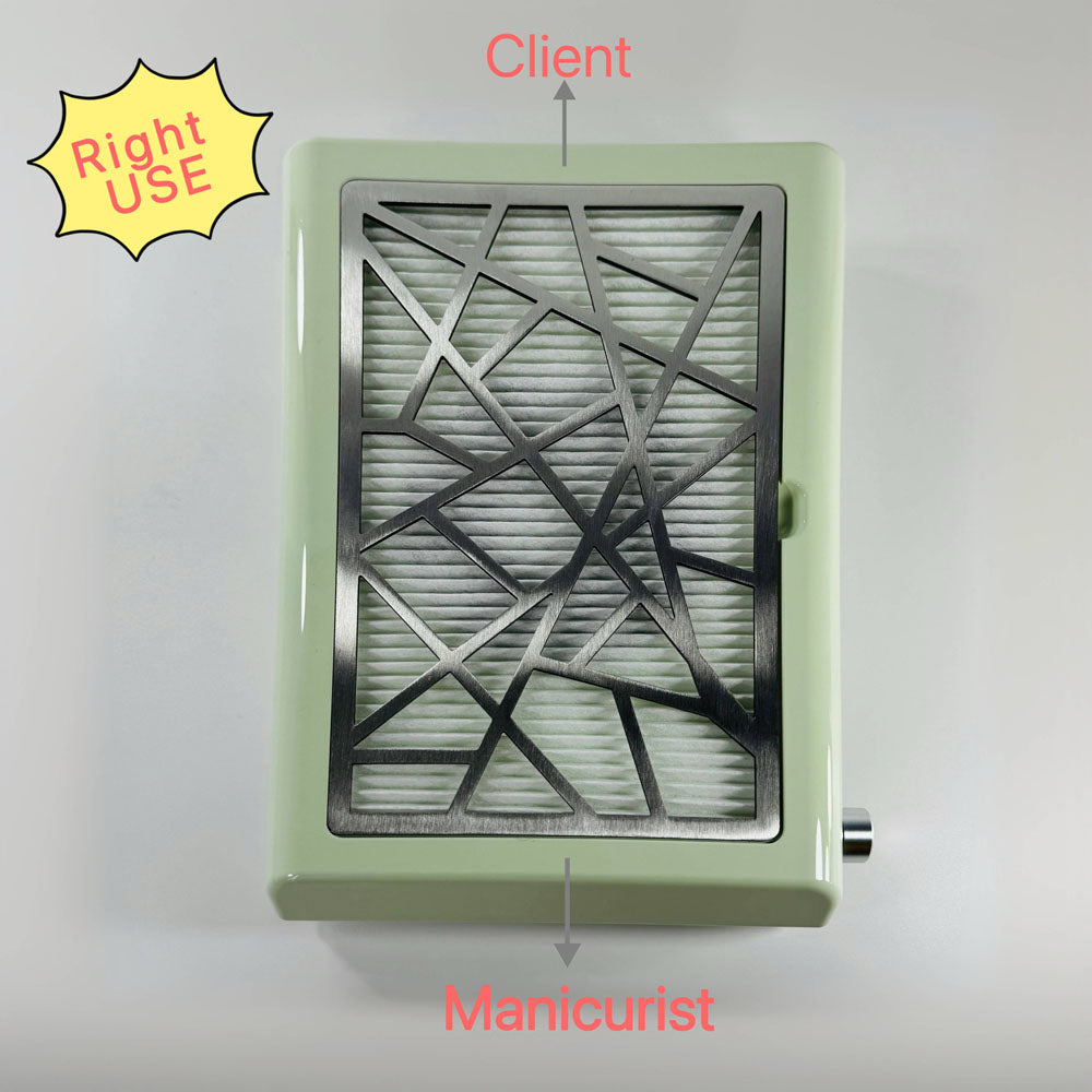 Professional 402 Nail Dust Collector Powerful Suction Salon Vacuum Cleaner Extractor Manicure Fan With HEPA Filter Speed Adjustable